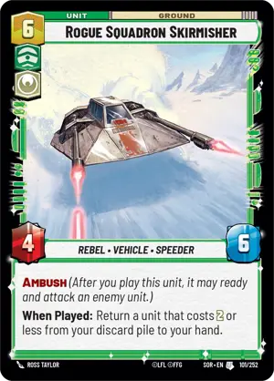 Rogue Squadron Skirmisher card image.