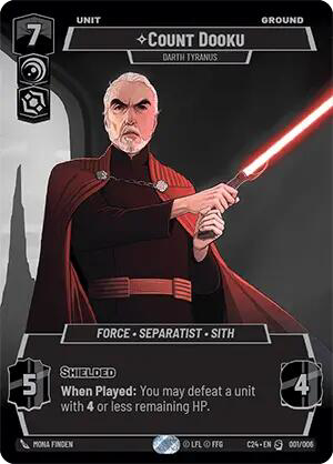 Count Dooku card image.