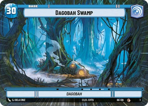 Dagobah Swamp card image.