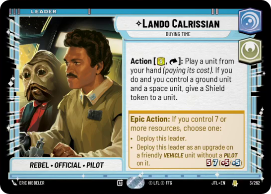 Lando Calrissian card image.