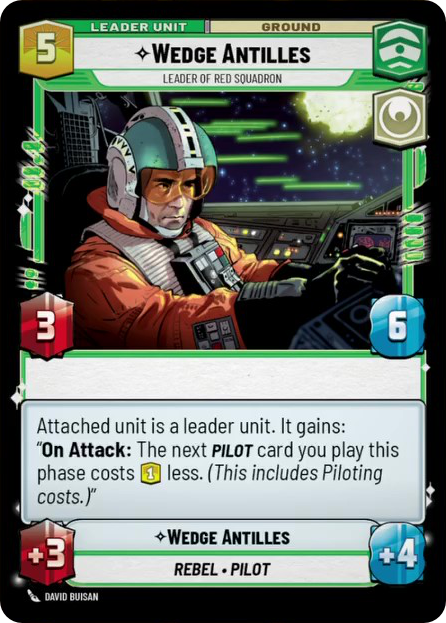 Wedge Antilles card image.