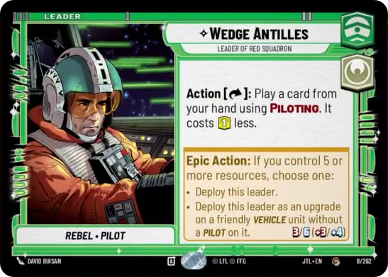 Wedge Antilles card image.