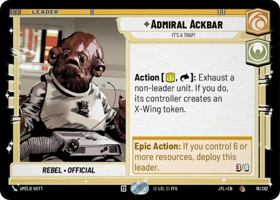 Admiral Ackbar card image.