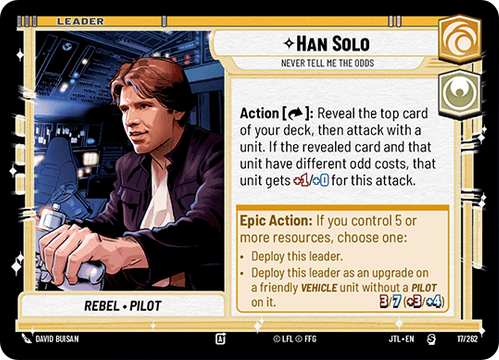 Han Solo card image.