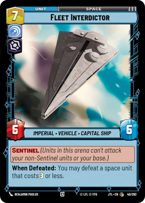 Fleet Interdictor card image.