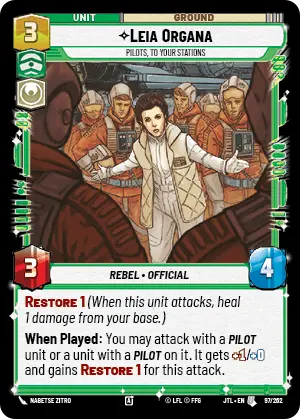 Leia Organa card image.