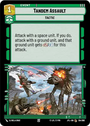 Tandem Assault card image.