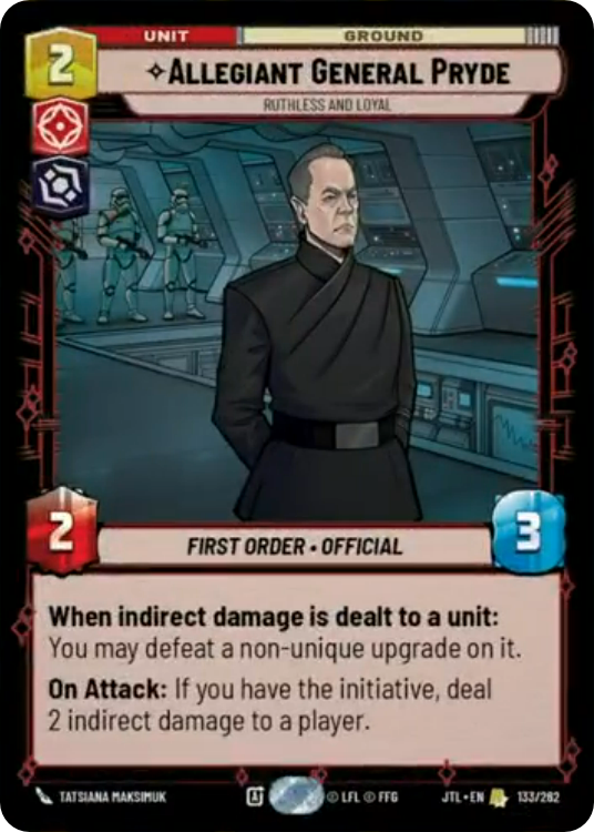 Allegiant General Pryde card image.