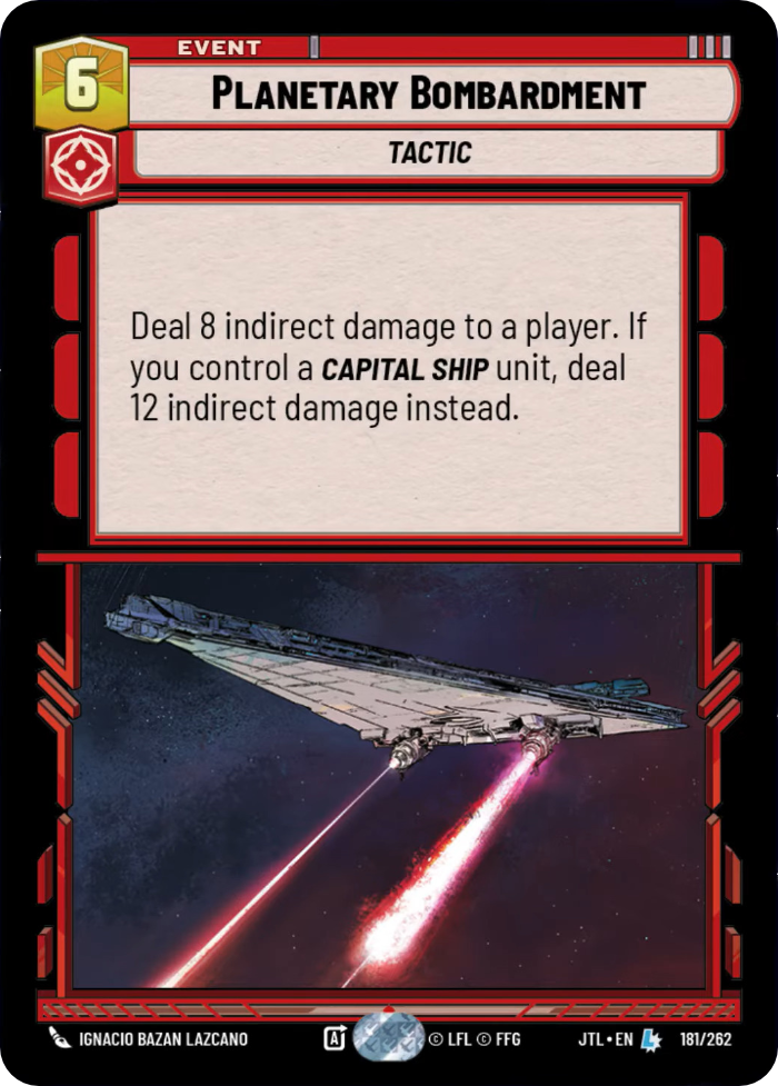 Planetary Bombardment card image.