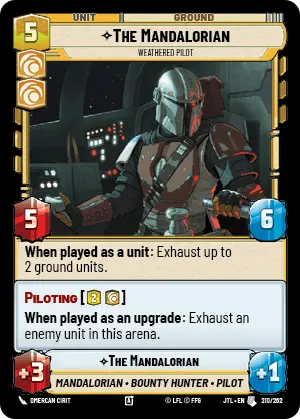 The Mandalorian card image.