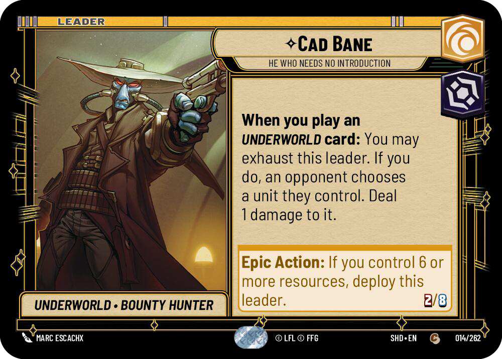 Cad Bane card image.