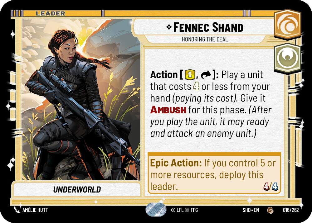 Fennec Shand card image.