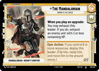 The Mandalorian card image.