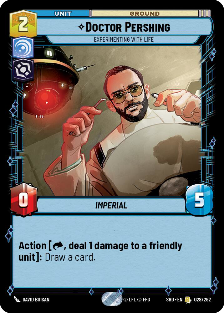 Doctor Pershing card image.