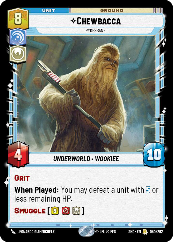 Chewbacca card image.