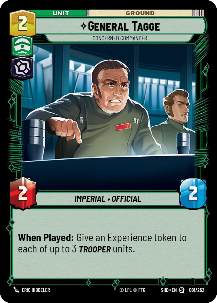 General Tagge card image.