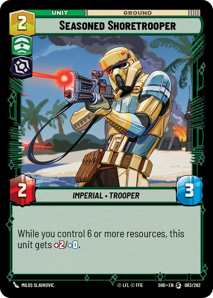 Seasoned Shoretrooper card image.