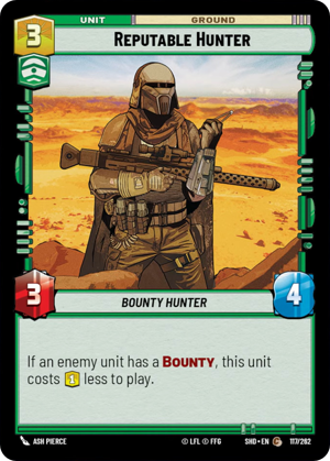 Reputable Hunter card image.