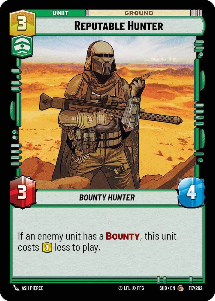 Reputable Hunter card image.