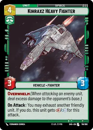 Kihraxz Heavy Fighter card image.