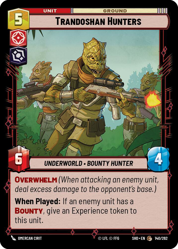 Trandoshan Hunters card image.