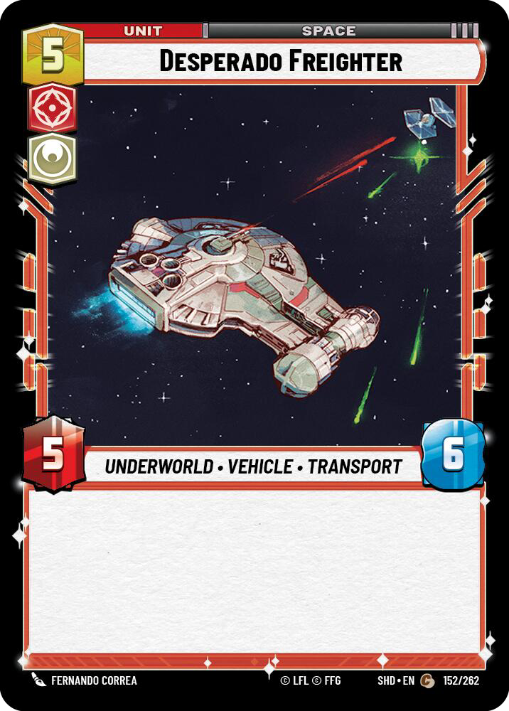 Desperado Freighter card image.