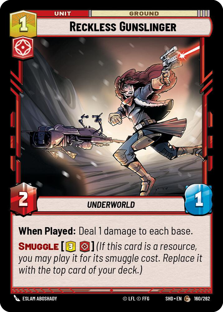 Reckless Gunslinger card image.