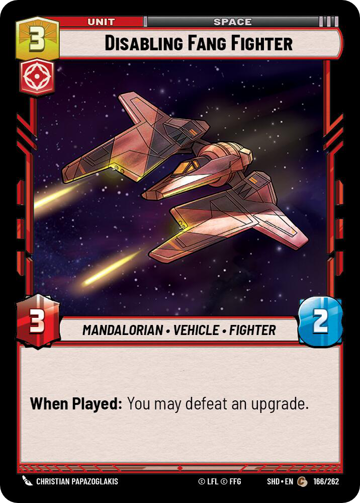 Disabling Fang Fighter card image.