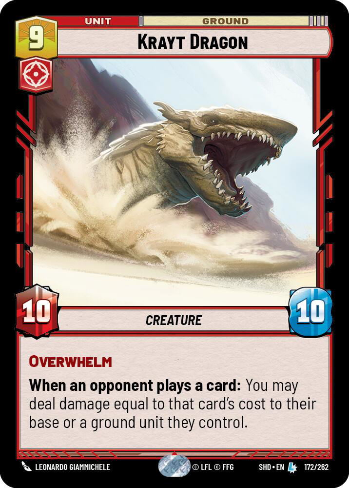 Krayt Dragon card image.