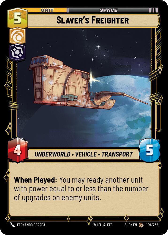 Slaver's Freighter card image.