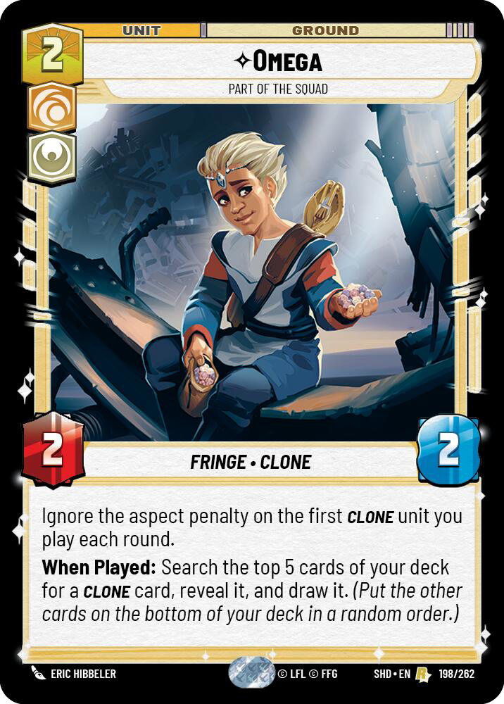 Omega card image.