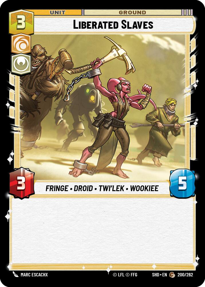 Liberated Slaves card image.