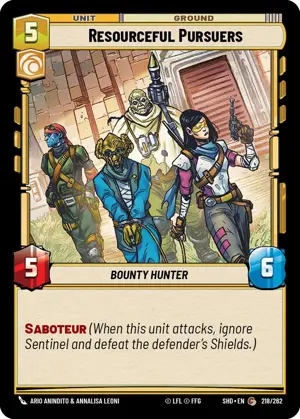 Resourceful Pursuers card image.