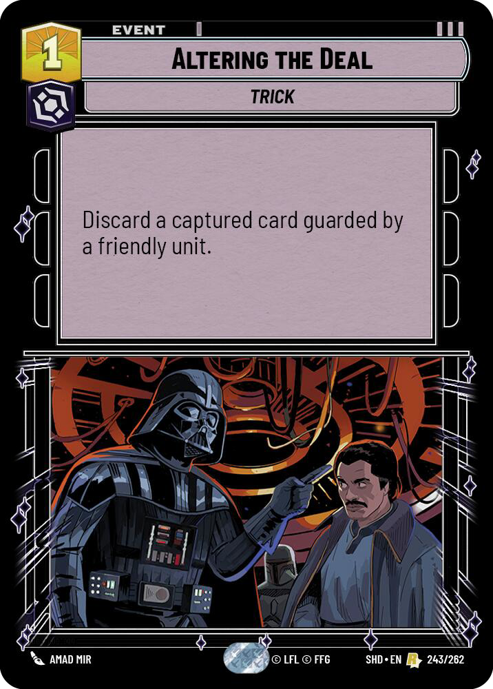Altering the Deal card image.