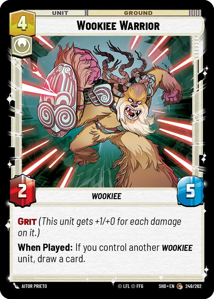 Wookiee Warrior card image.