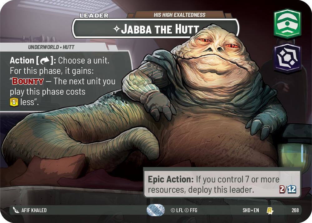 Jabba the Hutt card image.