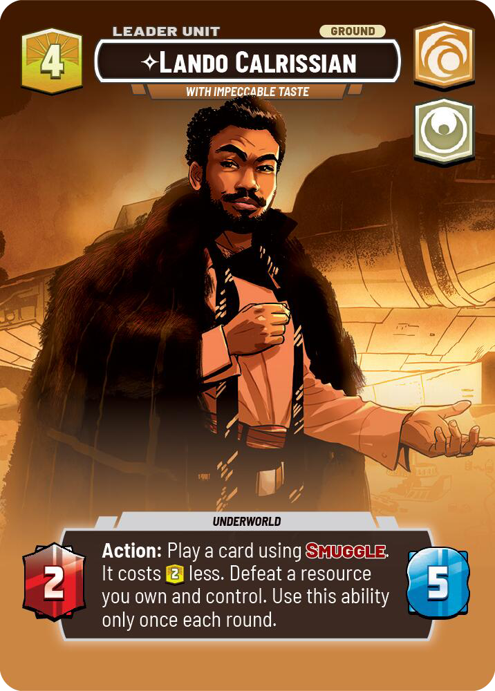 Lando Calrissian card image.