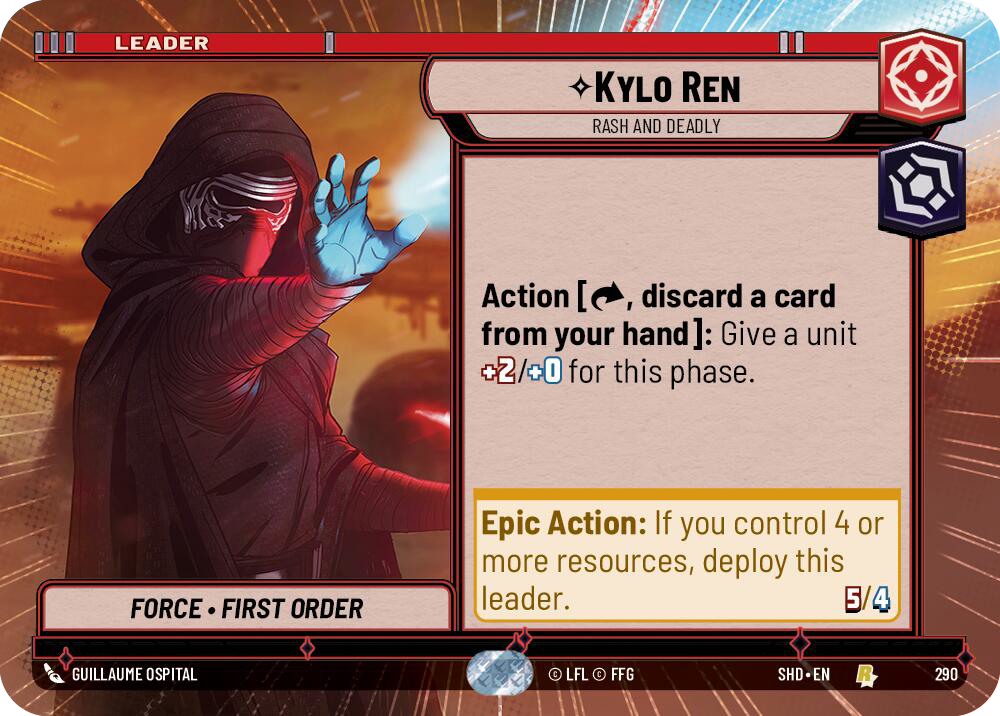Kylo Ren card image.