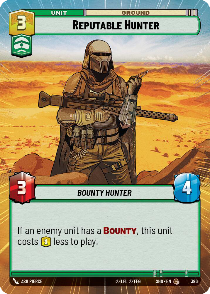 Reputable Hunter card image.