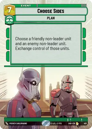 Choose Sides card image.
