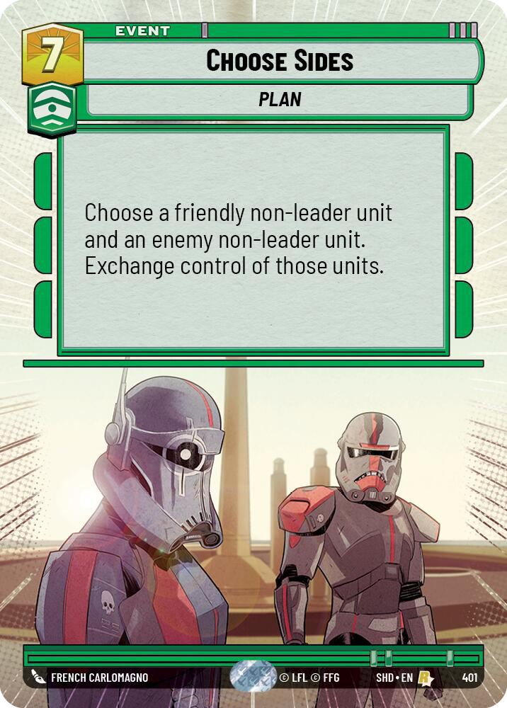 Choose Sides card image.