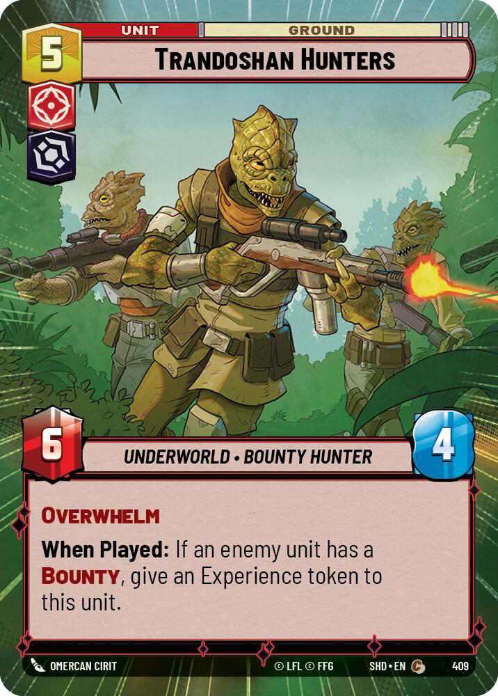 Trandoshan Hunters card image.