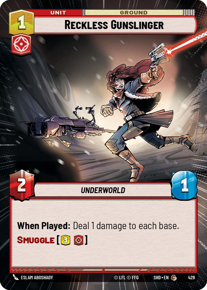 Reckless Gunslinger card image.