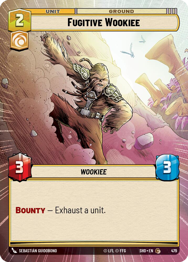 Fugitive Wookiee card image.
