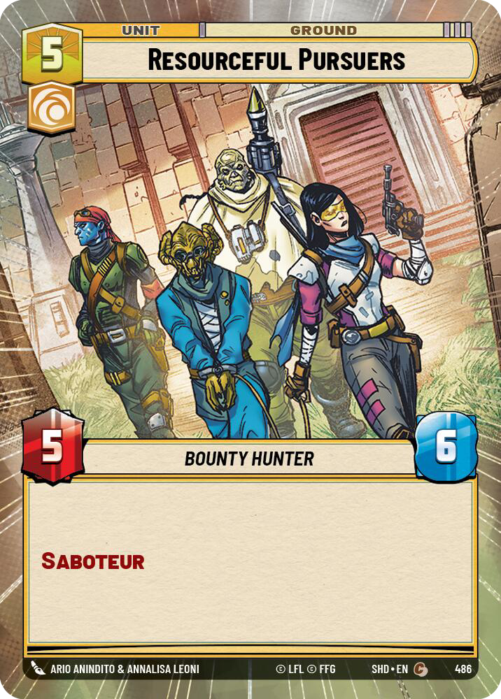 Resourceful Pursuers card image.