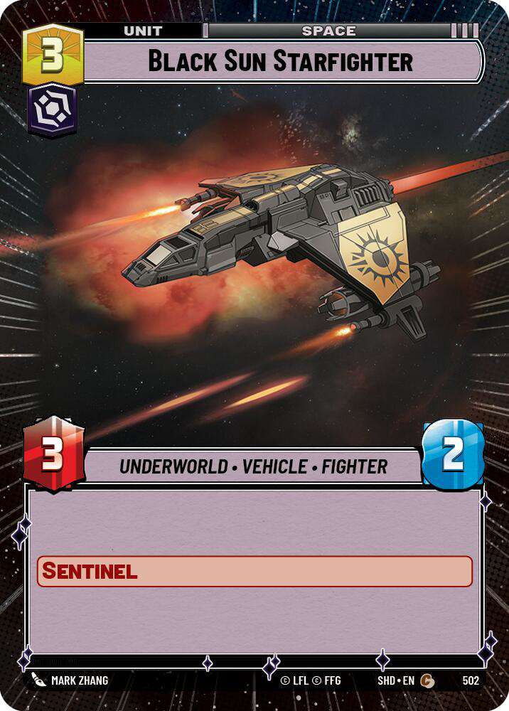 Black Sun Starfighter card image.