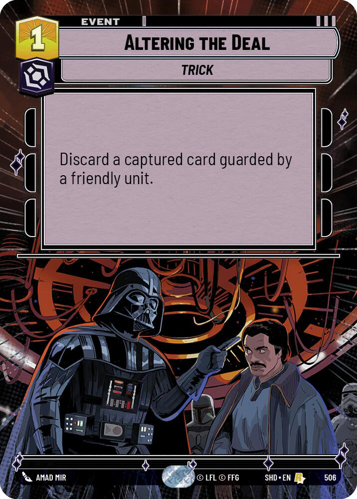 Altering the Deal card image.