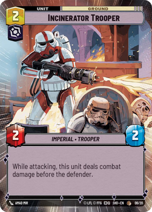 Incinerator Trooper card image.