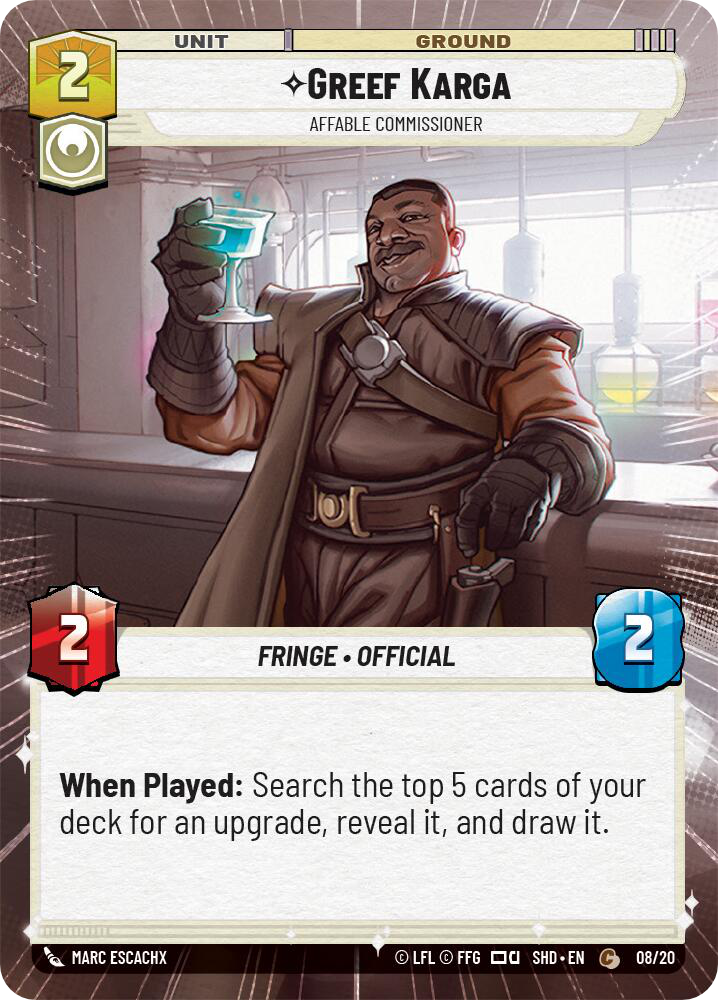 Greef Karga card image.