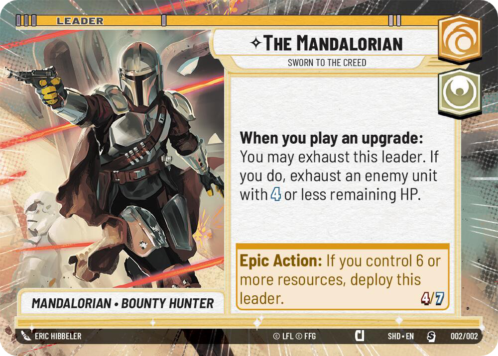 The Mandalorian card image.